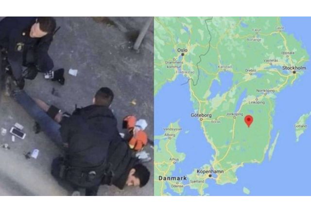 Терористична атака в Швеция-осем души ранени с нож в град Ветланда