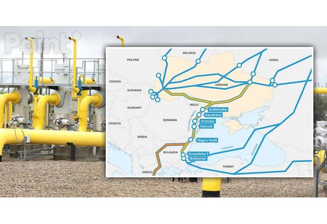 Украйна възобнови импорта на газ по южния трансбалкански маршрут след