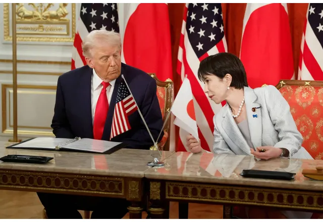 Доналд Тръмп и Санае Такаичи