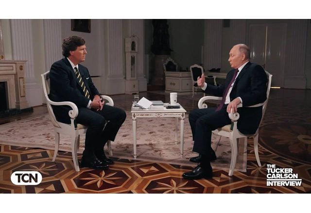  Руският президент Владимир Путин заяви в излъчено интервю че Русия