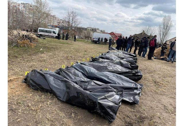 Кметът на Макаров село в околностите на украинската столица