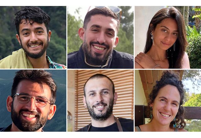 Телата на шестима заложници отвлечени живи от ХАМАС на 7