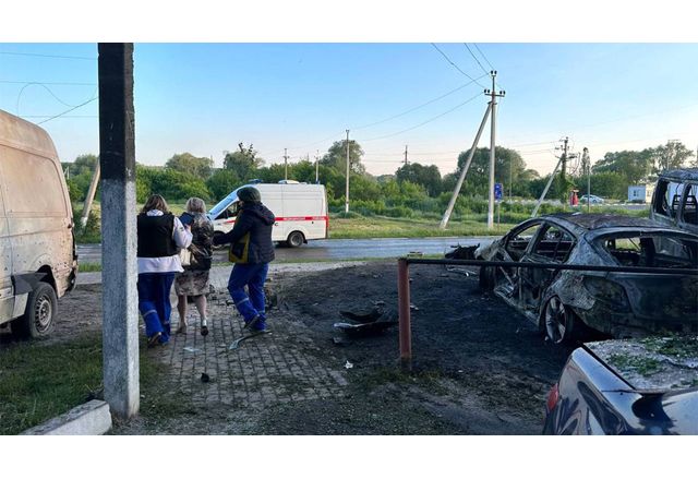 Руската гранична Белгородска област е подложена на масиран обстрел от