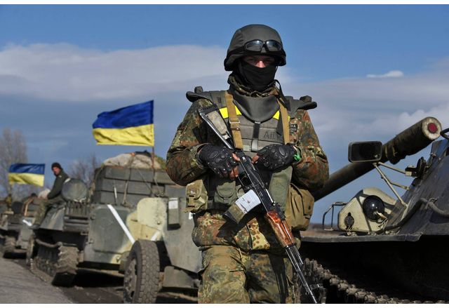 Оперативната групировка Каховка публикува видео което показва че украинските войски