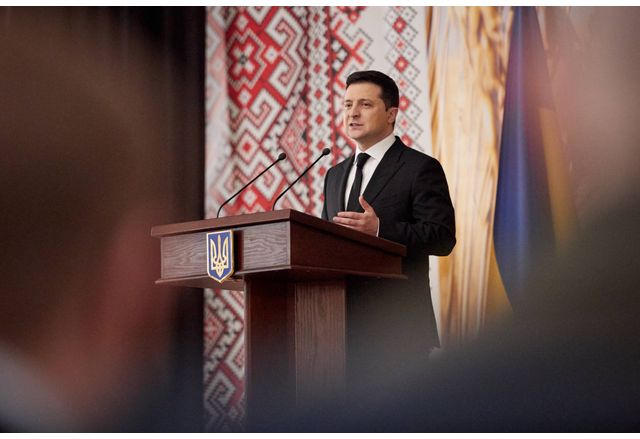 Президентът на Украйна Валадимир Зеленски заяви в обръщение към гражданите