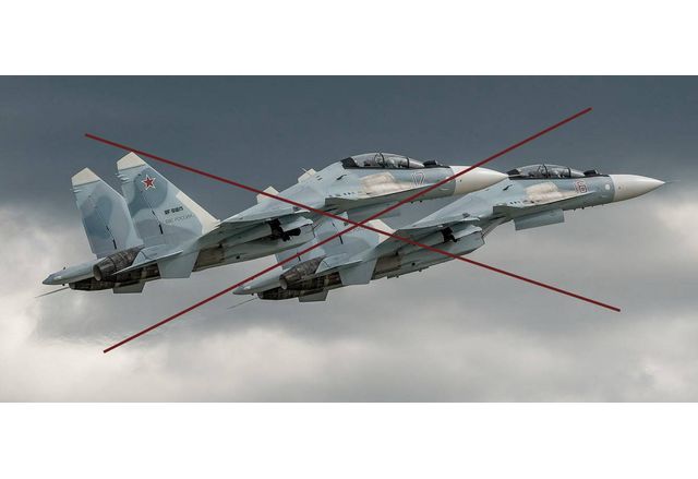 Унищожен руски самолет