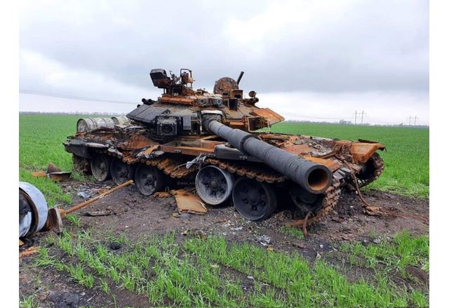 Унищожен руски танк