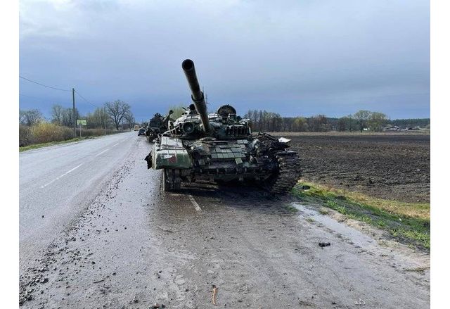 Унищожена руска военна техника