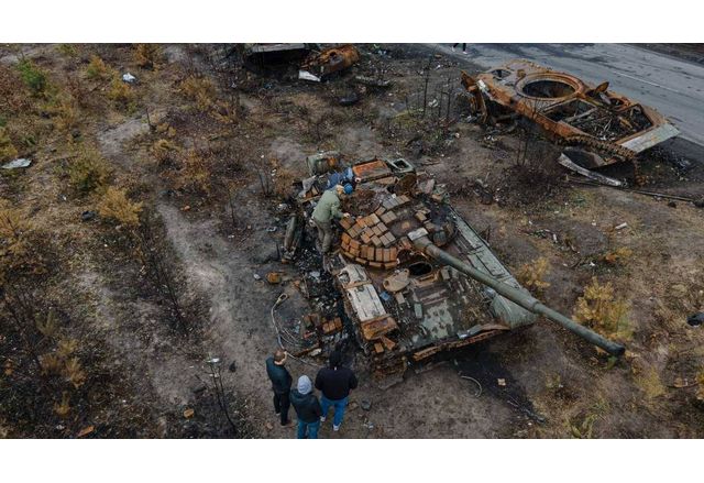 Унищожена руска военна техника в Украйна