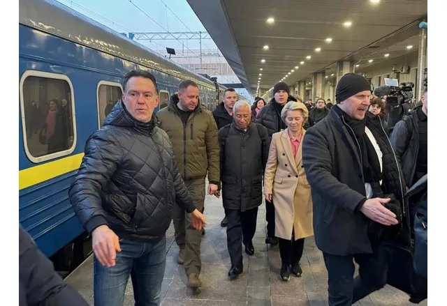 Председателят на Европейската комисия Урсула фон дер Лайен и председателят