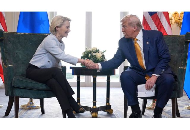 САЩ и Европейският съюз постигнаха споразумение относно търговските мита Това