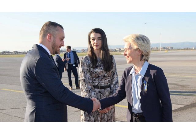 Председателят на ЕК Урсула фон дер Лайен пристигна тази вечер