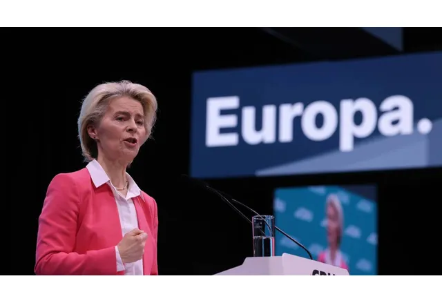 Трябва спешно да превъоръжим Европа Това заяви председателката на Европейската