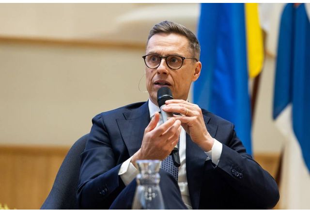 Финландският президент Александър Стуб