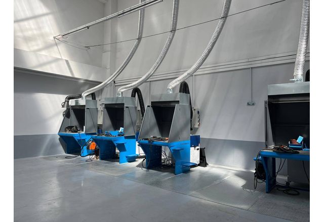 Пет нови лаборатории ремонт на учебната топлоцентрала оборудване на зала