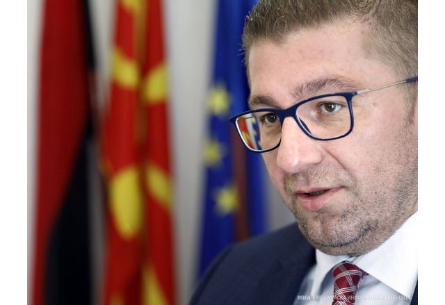 Председателят на опозиционната ВМРО ДПМНЕ Християн Мицкоски заяви в интервю