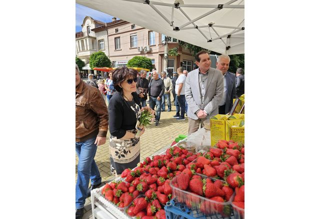 Цвета Караянчева на Фестивала на ягодата в Кричим: Само ГЕРБ може да защити родното производство, ПП саботираха земеделския сектор