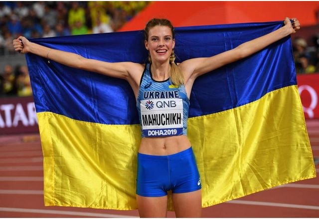 Световната и европейска шампионка Ярослава Магучих Украйна подобри световния рекорд
