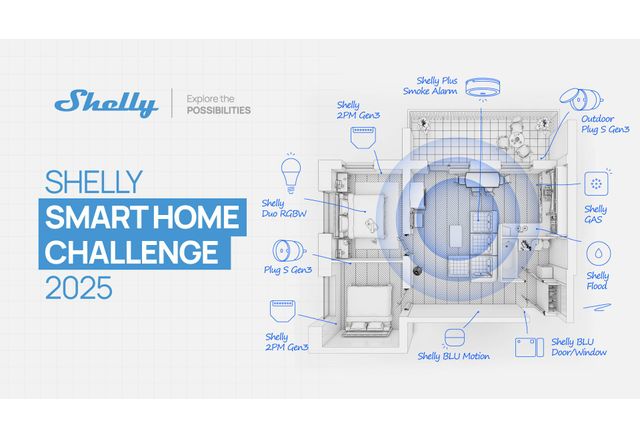 Shelly Smart Home Challenge 2025 отличи най-добрите умни инсталации