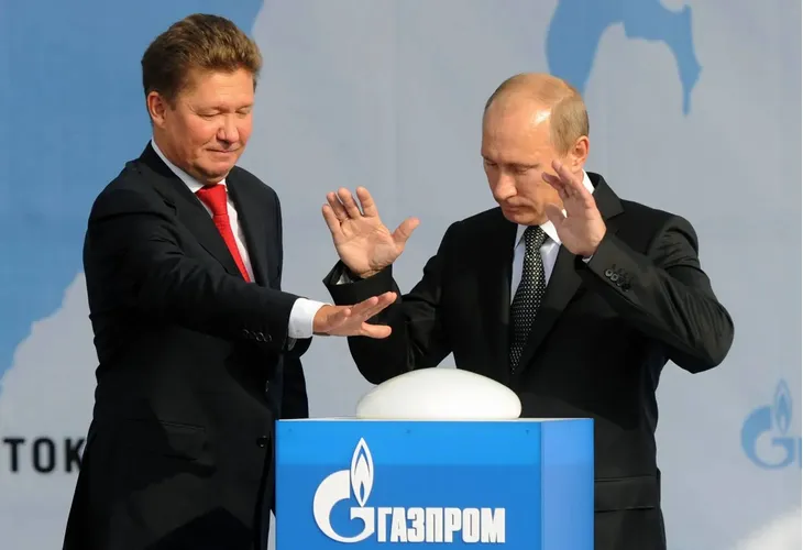 Алексей Милер, Газпром, Владимир Путин