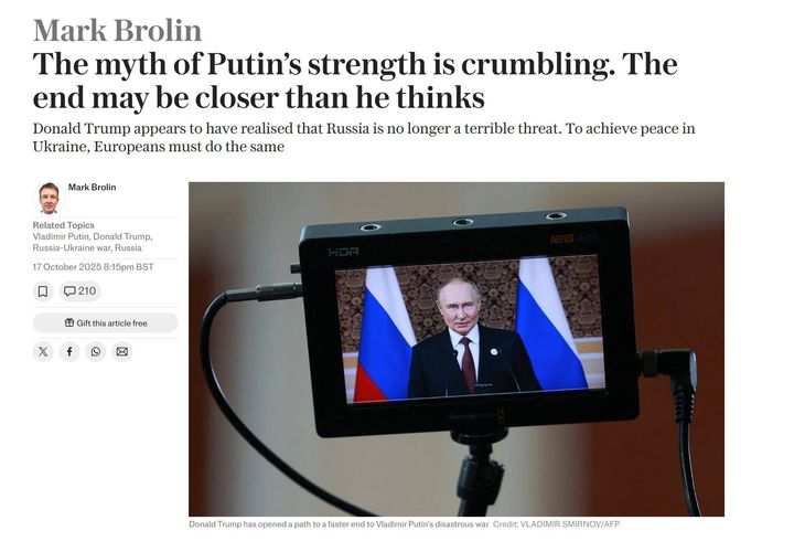 Анализ на Марк Бролин във в. "The Telegraph"