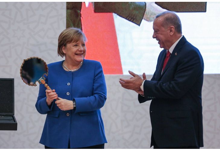 Ангела Меркел и Реджеп Таийп Ердоган