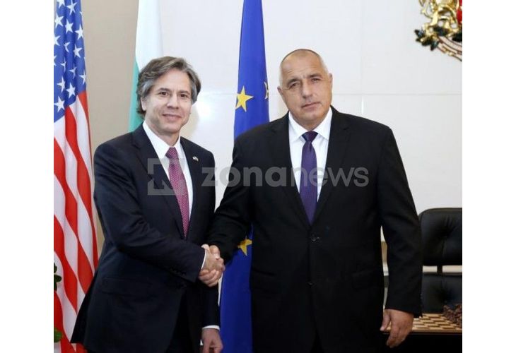 Антъни Блинкен, бъдещ държавен секретар на САЩ на среща с Б.Борисов май 2016 г.