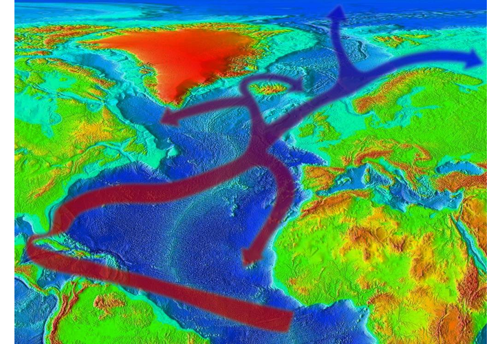 Атлантическата меридионална циркулация, по-известна под името Гълфстрийм