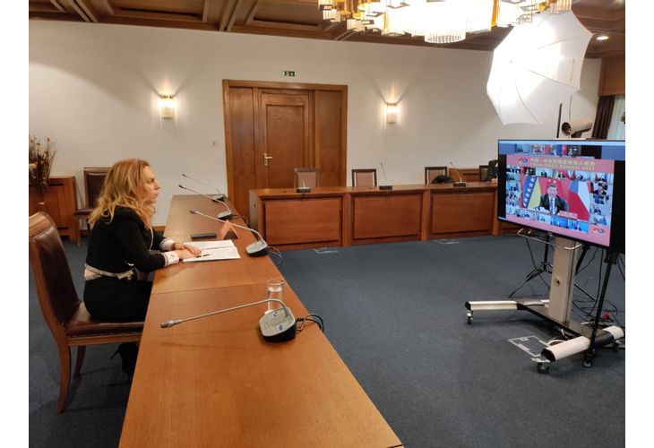 Вицепремиерът Марияна Николова взе участие във видеоконферентното заседание на срещата на върха 17+1