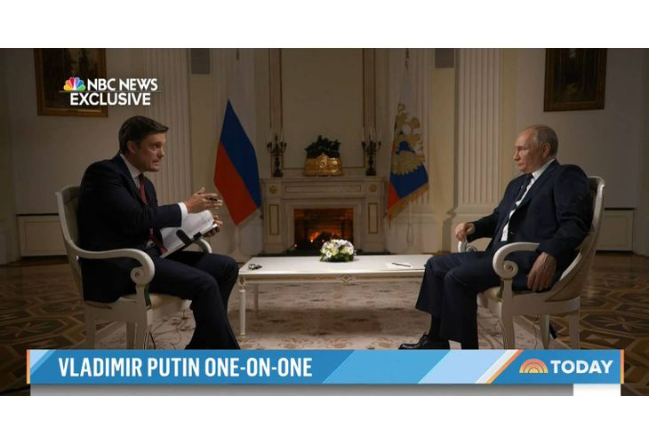 Владимир Путин в интервю за NBC
