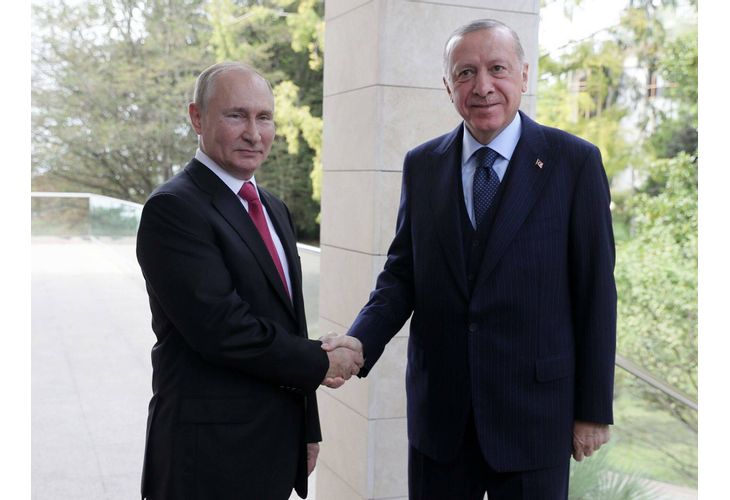 Владимир Путин и Реджеп Ердоган