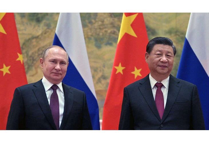 Владимир Путин и Си Цзинпин Владимир Путин и Си Цзинпин