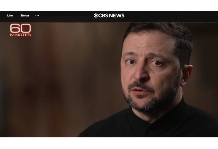 Володимир Зеленски в интервю за CBS` Володимир Зеленски в интервю за CBS`