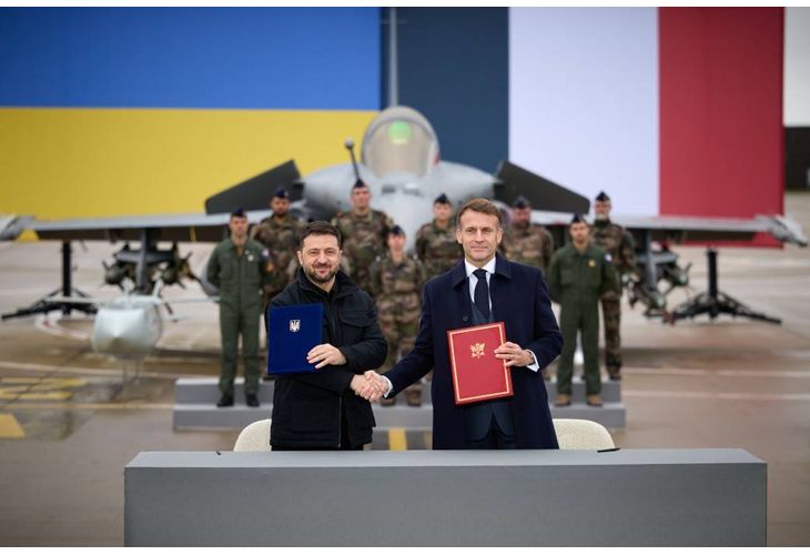 Володимир Зеленски и Еманюел Макрон