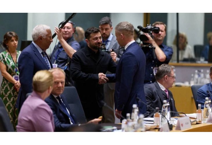 Володимир Зеленски и Петер Мадяр