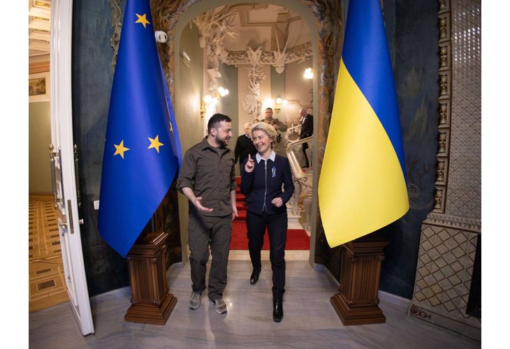 Володимир Зеленски и Урсула фон дер Лайен Володимир Зеленски и Урсула фон дер Лайен