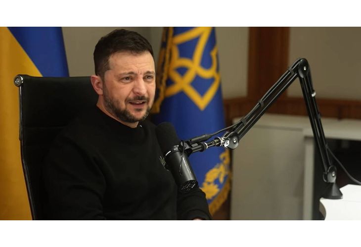 Володимир Зеленски в интервю за американския подкастър Лекс Фридман Володимир Зеленски в интервю за американския подкастър Лекс Фридман