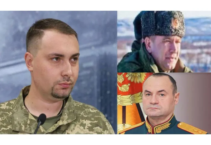 Генерал Александър Романчук и Олег Цеков (вдясно)