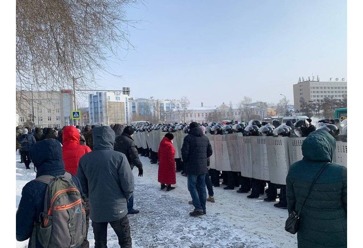 Протест в Иркутск