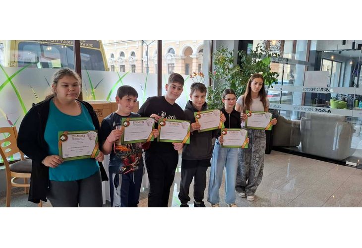 Деца от Оряхово завоюваха престижни на места на турнир по младежки бридж