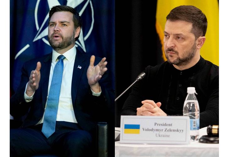 Джей Ди Ванс и Володимир Зеленски
