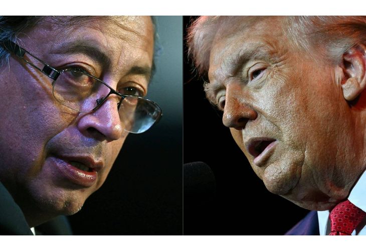 Доналд Тръмп и Густаво Петро