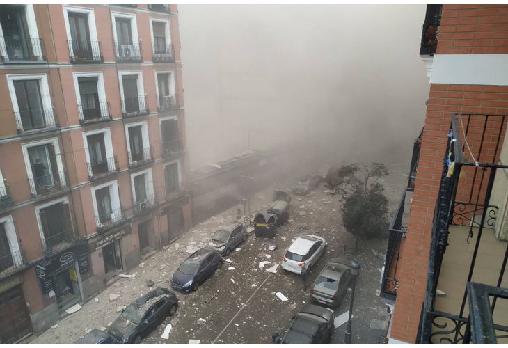 Експлозия в центъра на Мадрид - има загинали