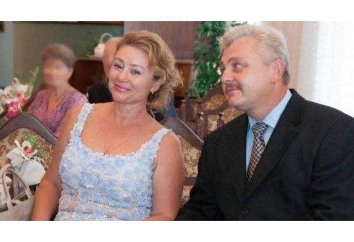 Бившият руски военен Николай Шапошников и съпругата му Елена, родом