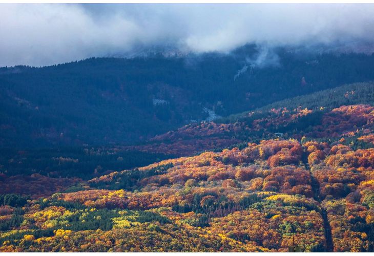 Облачно есенно време