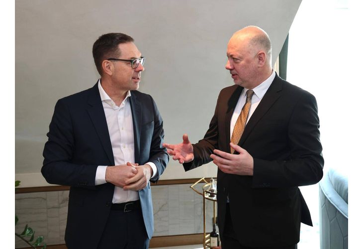 Възможностите за съвместни проекти обсъдиха премиерът Желязков и ръководството на "Шварц Групе" в лицето на Герд Жарновски