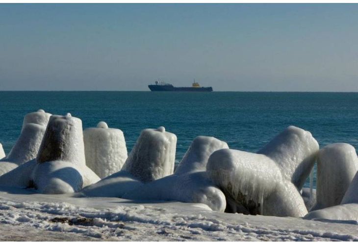 Заледяване във Варна