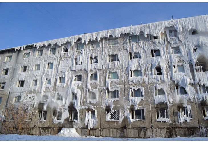 Замръзнал блок в Русия поради липса на отопление