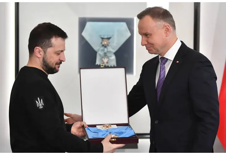 Полша лиши Зеленски от Ордена на Белия орел