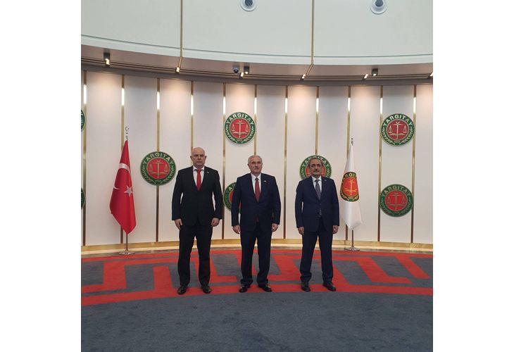 Иван Гешев с главния прокурор на Турция Бекир Шахин и председателя на ВАС Мехмет Акарджа